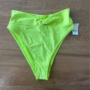 NWT Aerie Neon High Waisted Cheeky Bikini Bottom